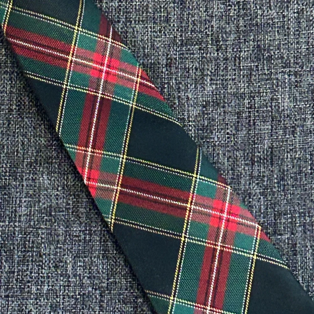 The Children's Place Green and Red Plaid Tie